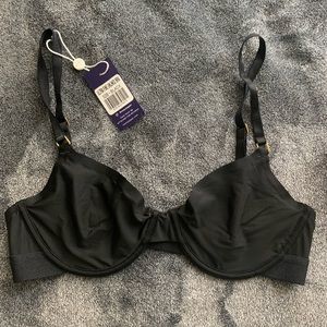 Pepper Ultra Fine Unlined Bra Black